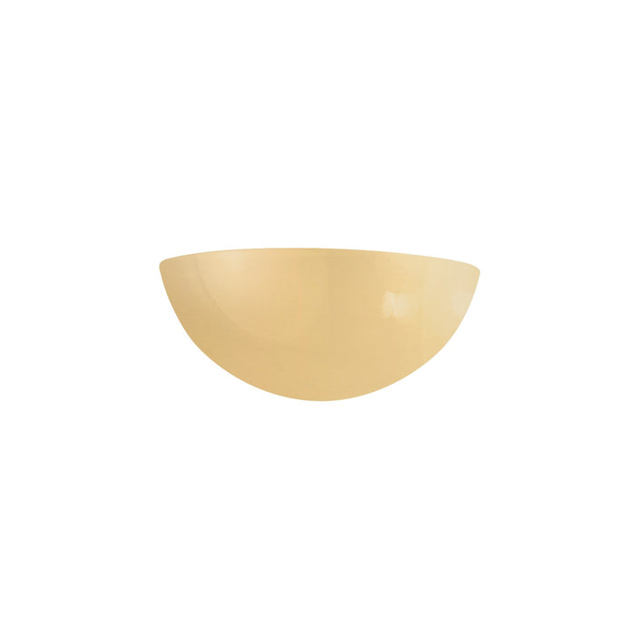 Justice Designs CER-1300-MYLW One Light Wall Sconce, Muted Yellow