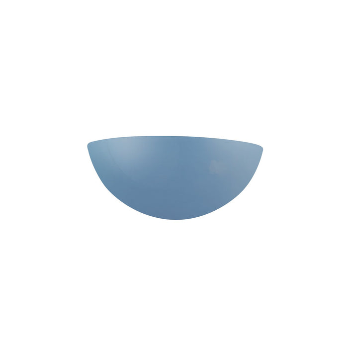 Justice Designs CER-1300-SKBL One Light Wall Sconce, Sky Blue