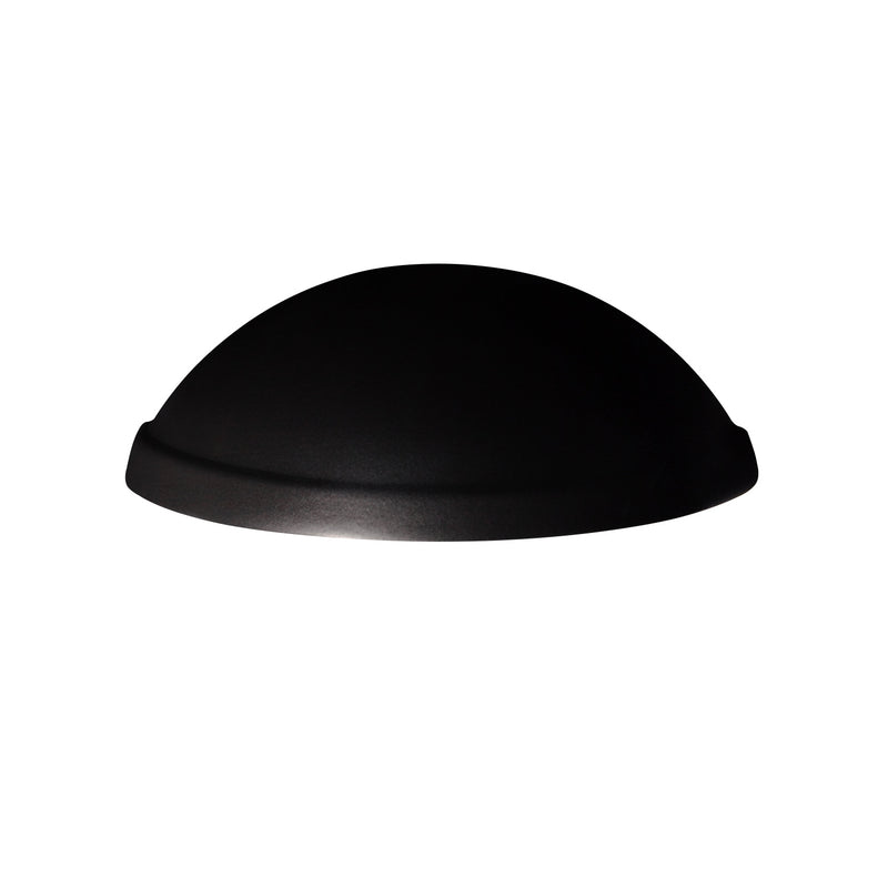 Justice Designs CER-2050W-CRB Lantern, Carbon - Matte Black