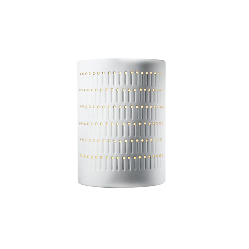 Justice Designs CER-2295W-WHT Lantern, Gloss White