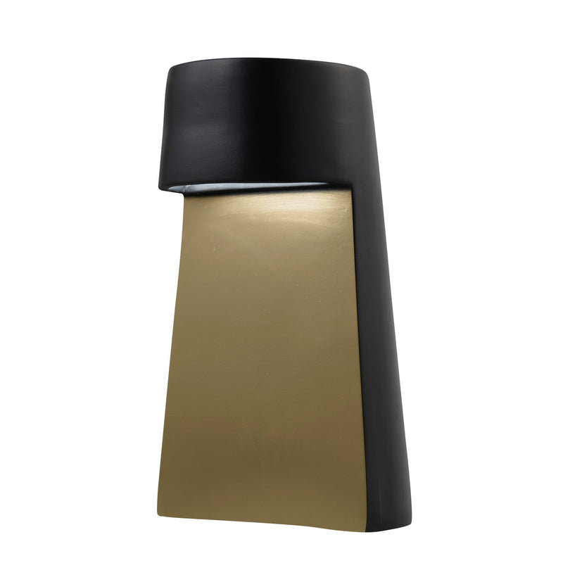 Justice Designs CER-2450-CBGD Portable, Carbon Matte Black/Champagne Gold