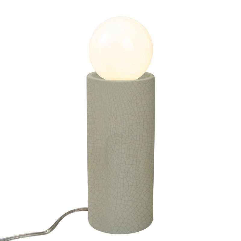 Justice Designs CER-2465-CKC One Light Portable, Celadon Green Crackle