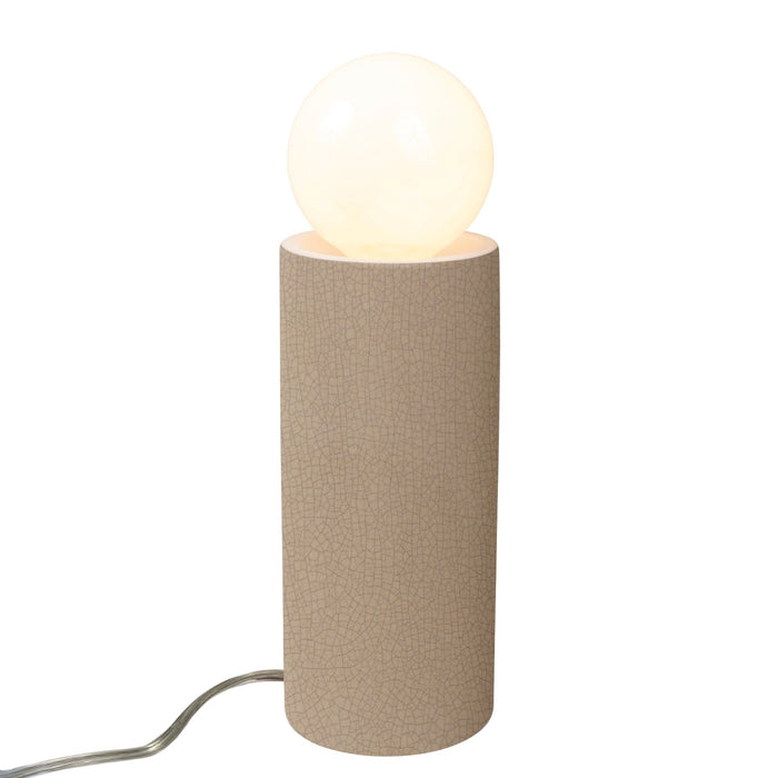 Justice Designs CER-2465-CKS One Light Portable, Sienna Brown Crackle