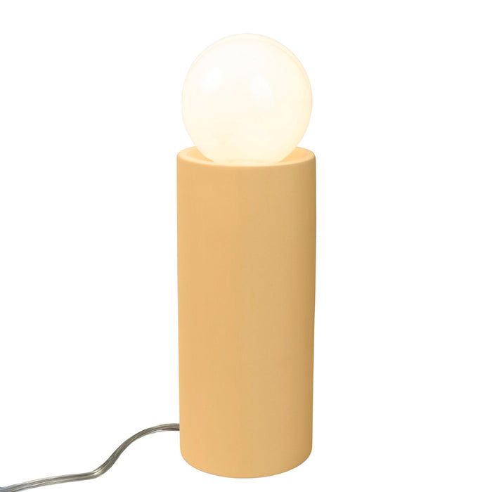 Justice Designs CER-2465-MYLW One Light Portable, Muted Yellow