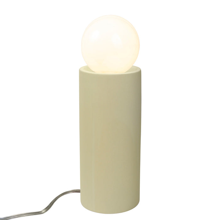 Justice Designs CER-2465-VAN One Light Portable, Vanilla (Gloss)