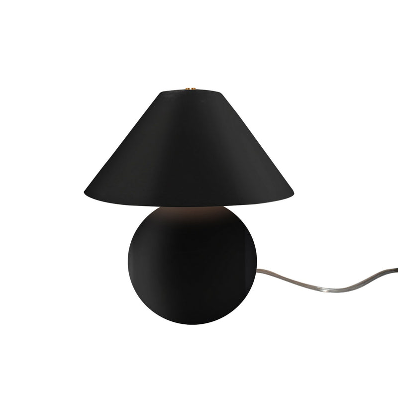 Justice Designs CER-2540-BKMT Two Light Portable, Gloss Black w/ Matte White