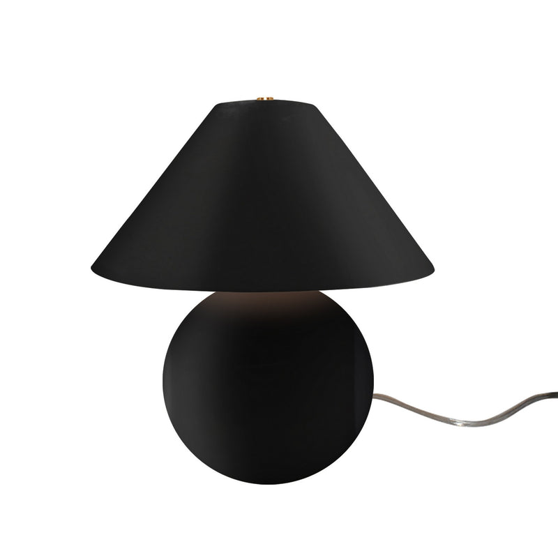 Justice Designs CER-2545-BKMT Two Light Portable, Gloss Black w/ Matte White