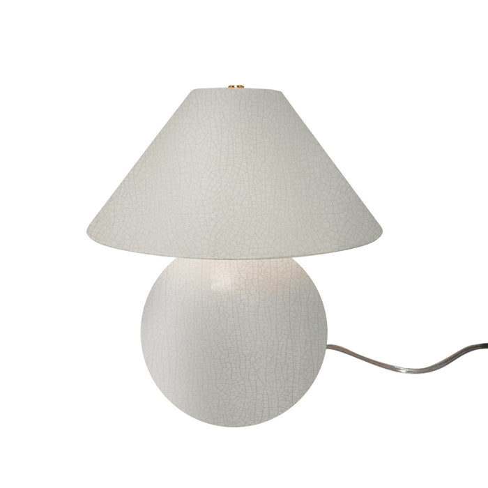 Justice Designs CER-2545-CRK Two Light Portable, White Crackle