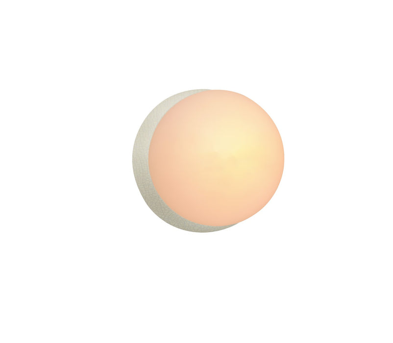 Justice Designs CER-3040-CRK LED Wall Sconce, White Crackle