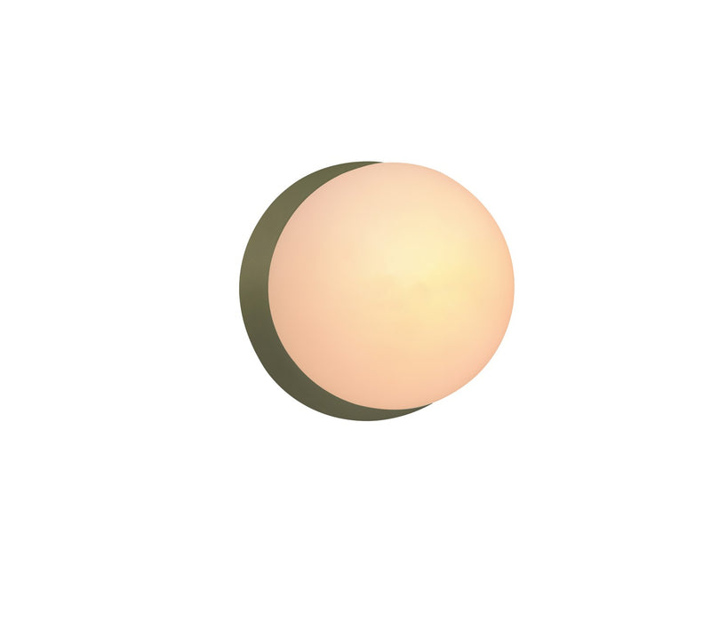 Justice Designs CER-3040-MGRN LED Wall Sconce, Matte Green