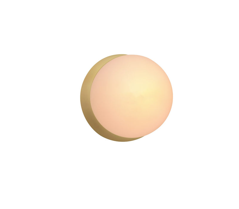 Justice Designs CER-3040-MYLW LED Wall Sconce, Muted Yellow