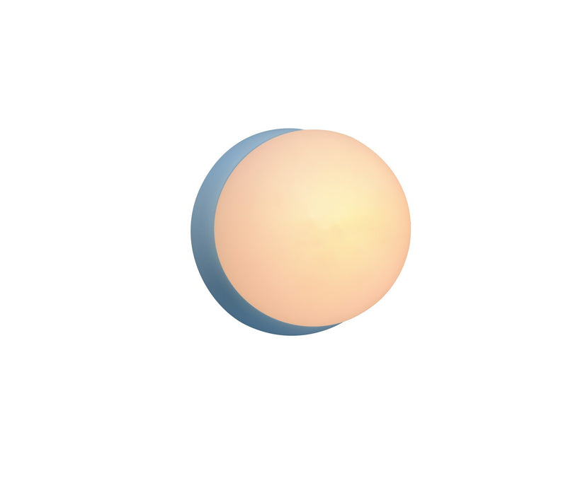 Justice Designs CER-3040-SKBL LED Wall Sconce, Sky Blue