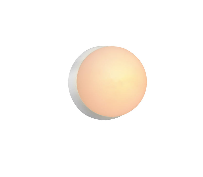 Justice Designs CER-3040-WHT LED Wall Sconce, Gloss White