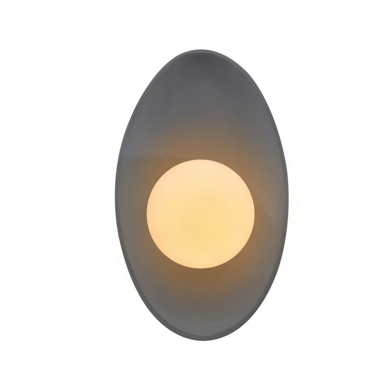 Justice Designs CER-3045-BLK LED Wall Sconce, Gloss Black