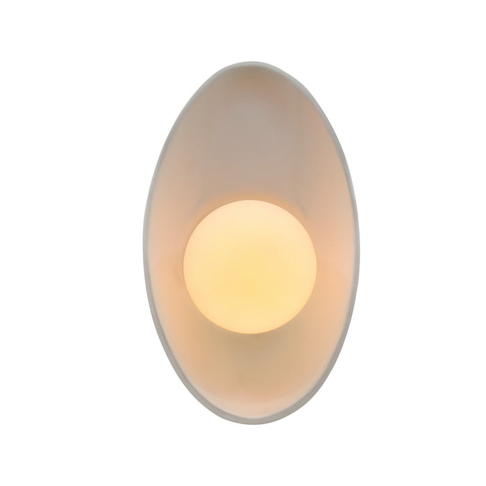 Justice Designs CER-3045-MAT LED Wall Sconce, Matte White