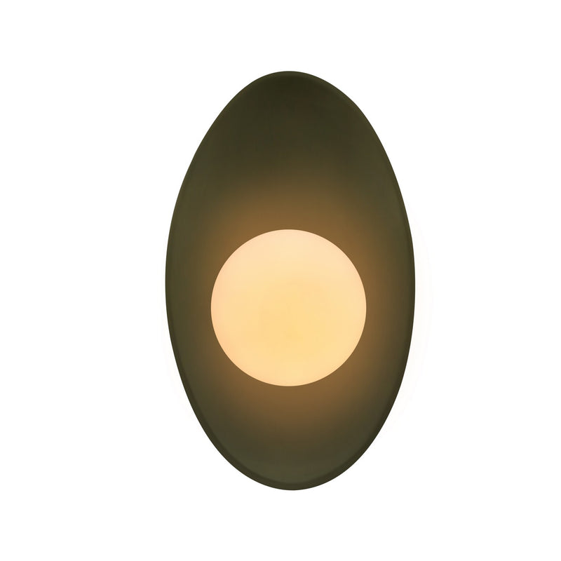 Justice Designs CER-3045-MGRN LED Wall Sconce, Matte Green