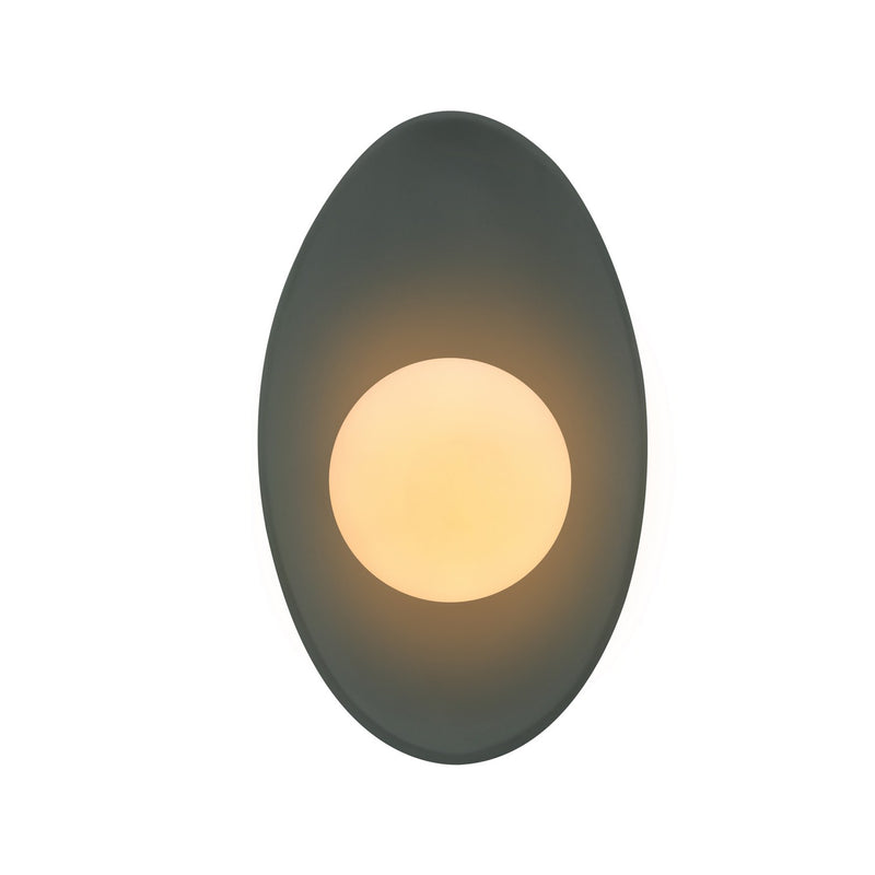 Justice Designs CER-3045-PWGN LED Wall Sconce, Pewter Green