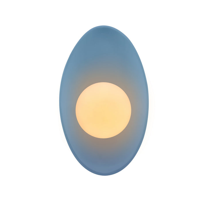 Justice Designs CER-3045-SKBL LED Wall Sconce, Sky Blue