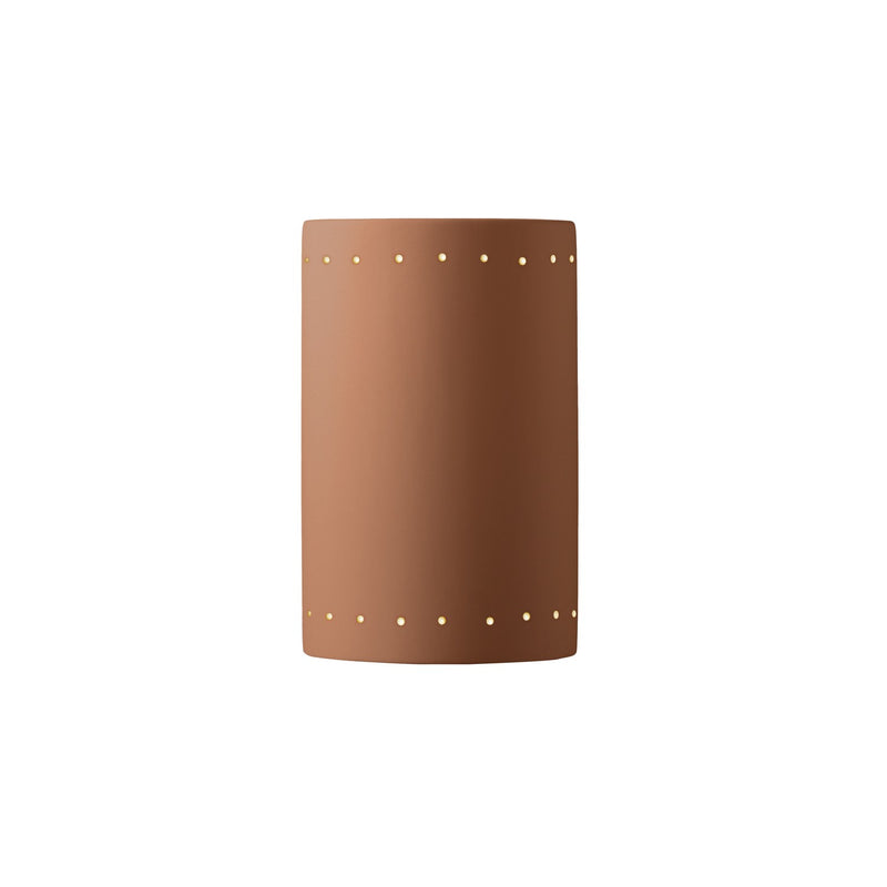 Justice Designs CER-5290-ADOB One Light Wall Sconce, Adobe
