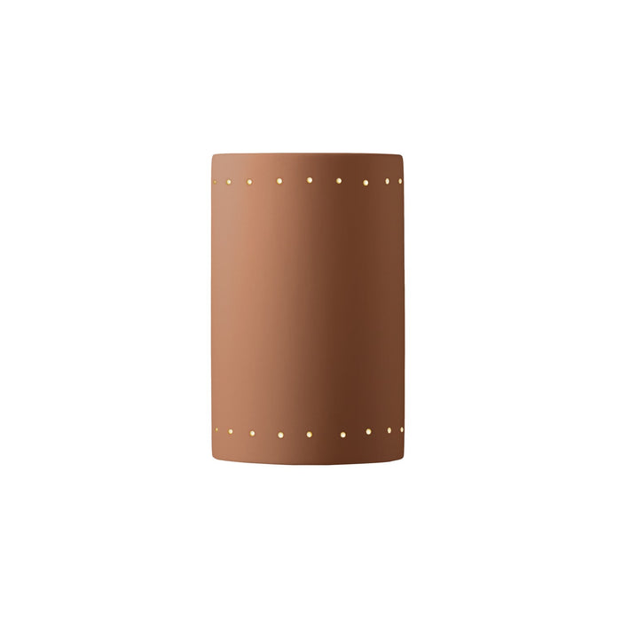 Justice Designs CER-5290-ADOB One Light Wall Sconce, Adobe