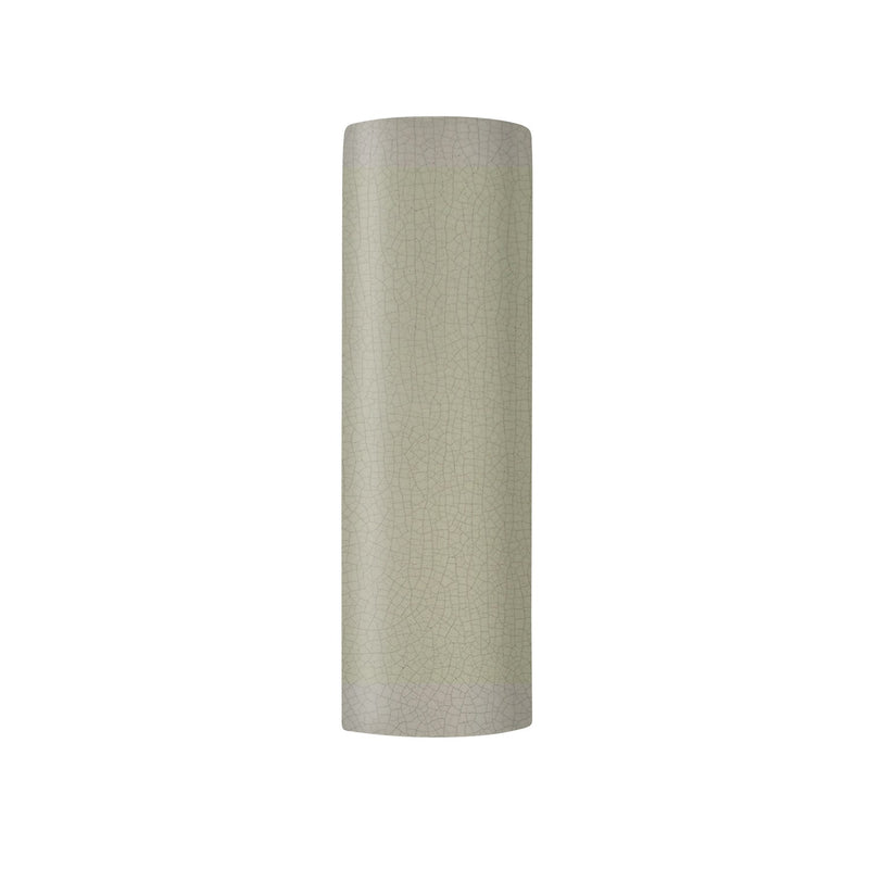 Justice Designs CER-5407-CKC One Light Wall Sconce, Celadon Green Crackle