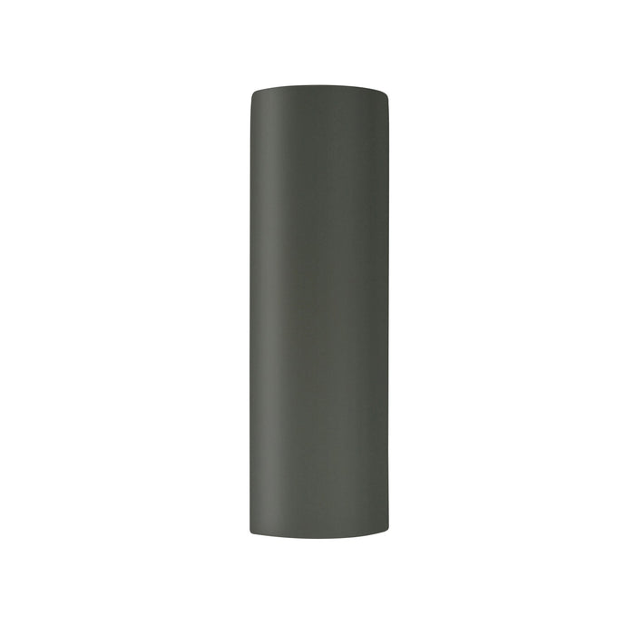 Justice Designs CER-5407-PWGN One Light Wall Sconce, Pewter Green
