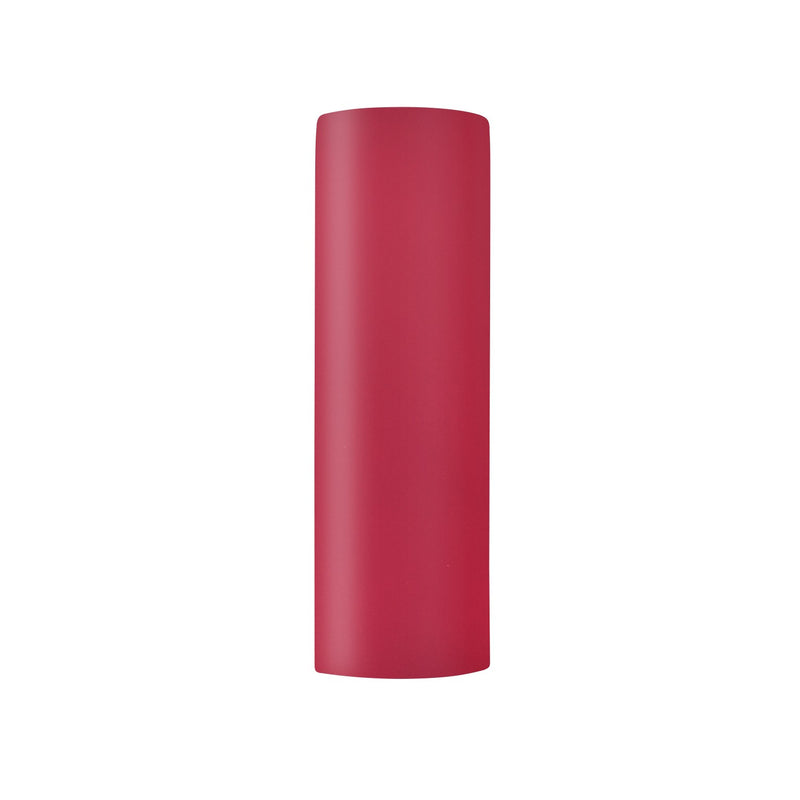 Justice Designs CER-5407W-CRSE One Light Outdoor Wall Sconce, Cerise