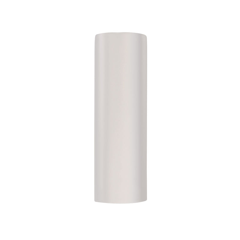 Justice Designs CER-5407-WHT One Light Wall Sconce, Gloss White
