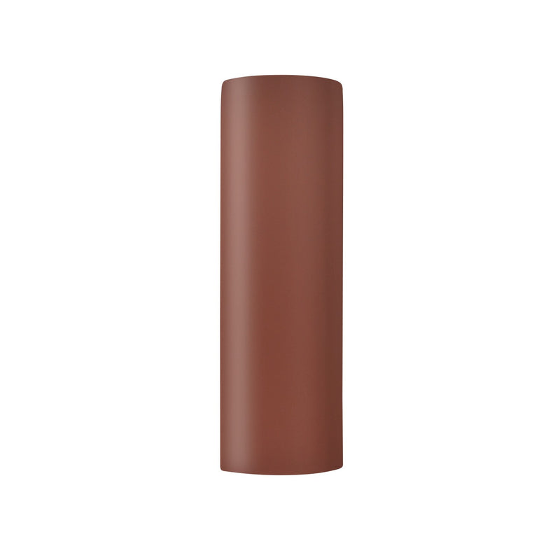 Justice Designs CER-5409W-CLAY LED Outdoor Wall Sconce, Canyon Clay