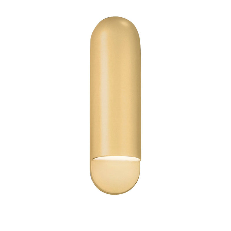 Justice Designs CER-5630-MYLW One Light Wall Sconce, Muted Yellow