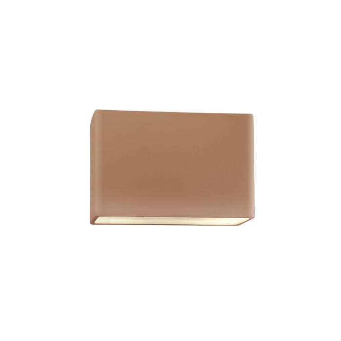 Justice Designs CER-5640-ADOB One Light Wall Sconce, Adobe