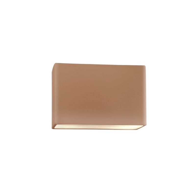 Justice Designs CER-5640W-ADOB One Light Outdoor Wall Sconce, Adobe