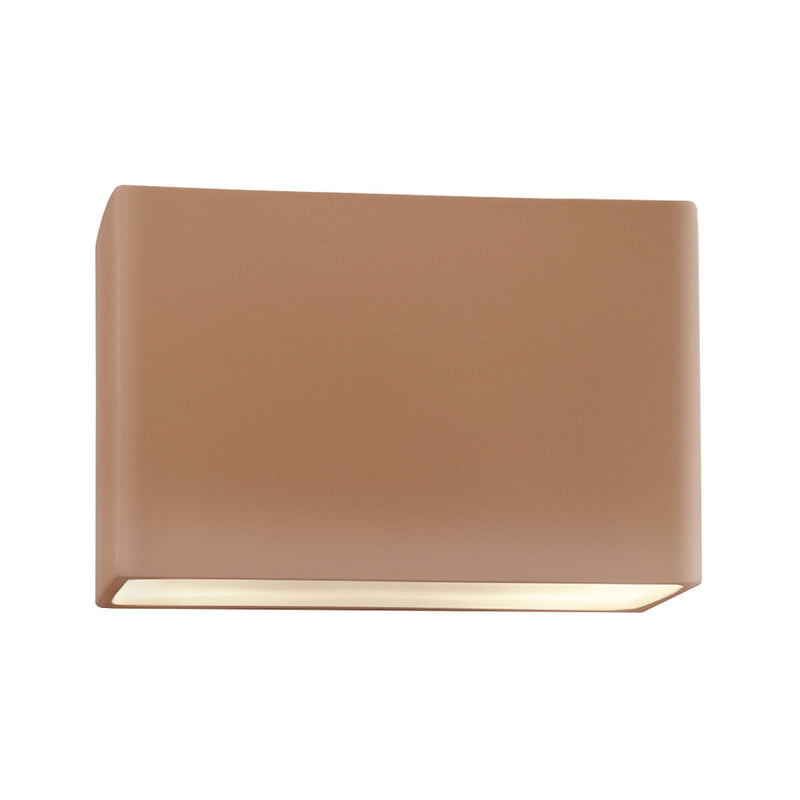 Justice Designs CER-5658-ADOB Two Light Wall Sconce, Adobe