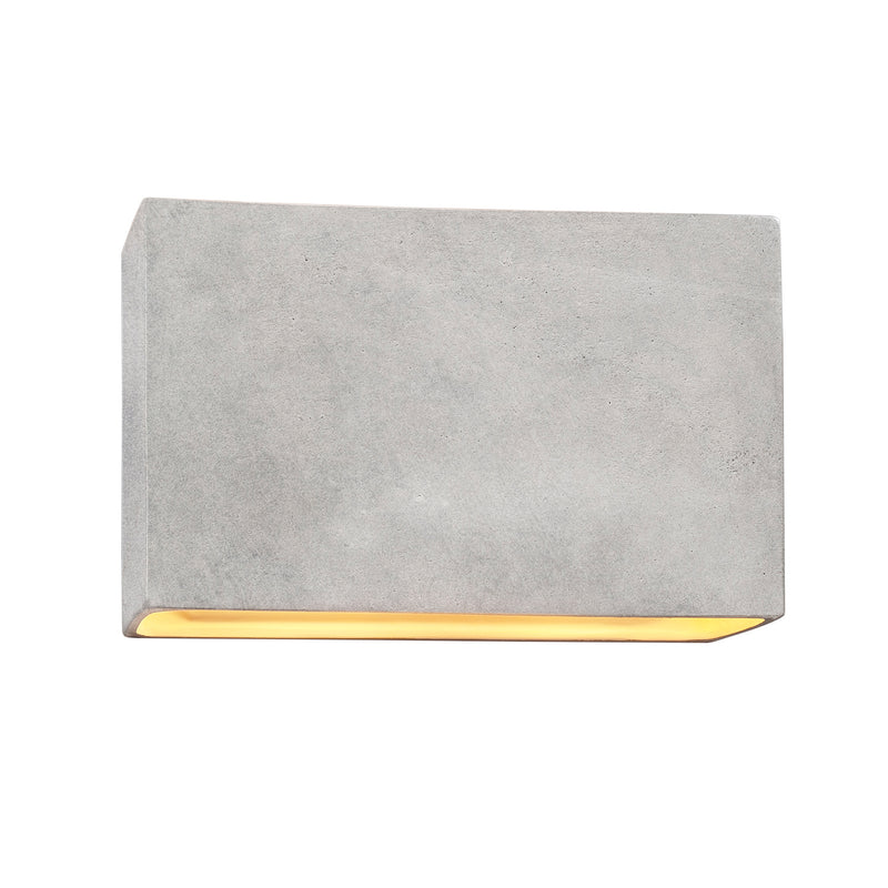 Justice Designs CER-5659W-CONC LED Wall Sconce, Concrete