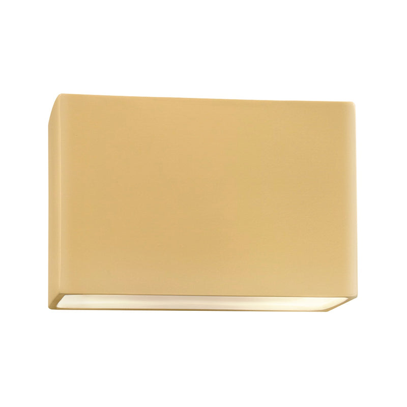 Justice Designs CER-5659W-MYLW LED Outdoor Wall Sconce, Muted Yellow