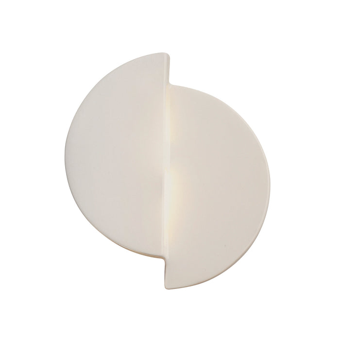Justice Designs CER-5675-MAT LED Wall Sconce, Matte White
