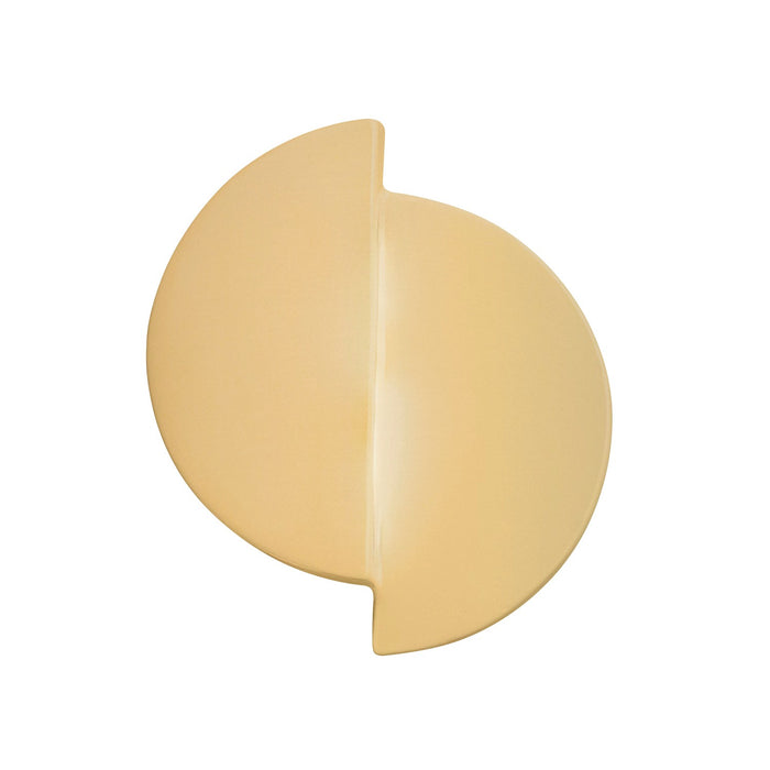 Justice Designs CER-5675-MYLW LED Wall Sconce, Muted Yellow