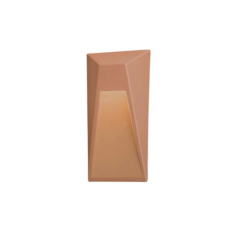 Justice Designs CER-5680W-ADOB LED Outdoor Wall Sconce, Adobe