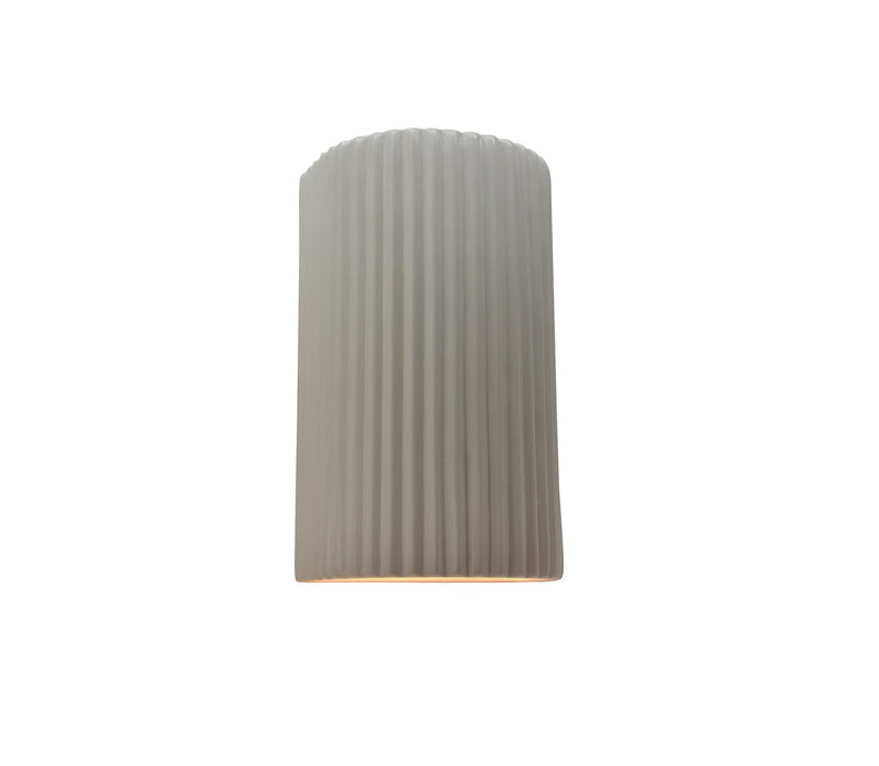 Justice Designs CER-5740-MAT One Light Wall Sconce, Matte White