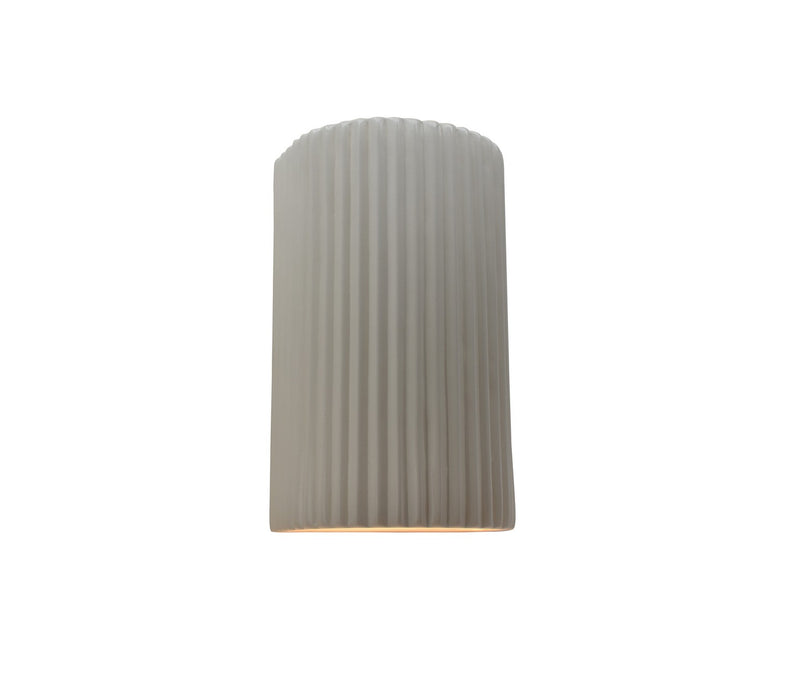 Justice Designs CER-5740W-MAT LED Outdoor Wall Sconce, Matte White