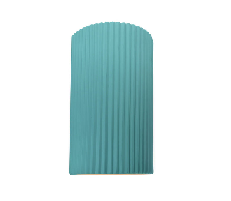 Justice Designs CER-5745W-RFPL LED Outdoor Wall Sconce, Reflecting Pool