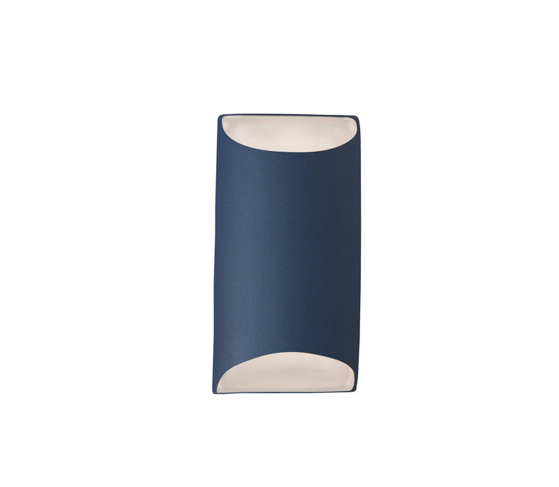 Justice Designs CER-5750-MID One Light Wall Sconce, Midnight Sky