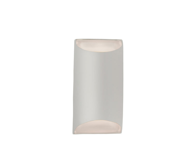 Justice Designs CER-5750W-BIS LED Outdoor Wall Sconce, Bisque