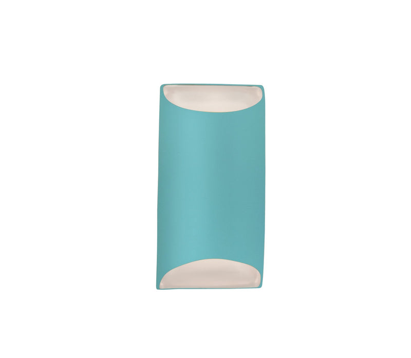 Justice Designs CER-5750W-RFPL LED Outdoor Wall Sconce, Reflecting Pool