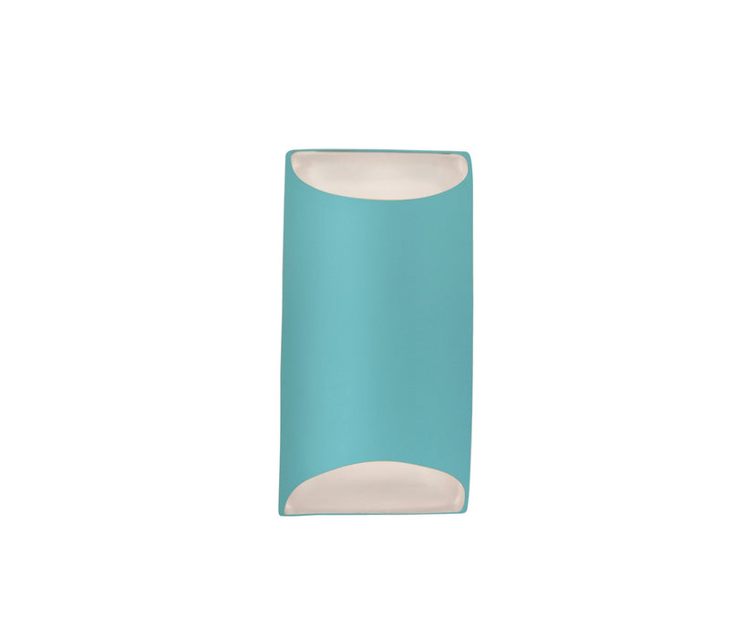 Justice Designs CER-5750W-RFPL LED Outdoor Wall Sconce, Reflecting Pool