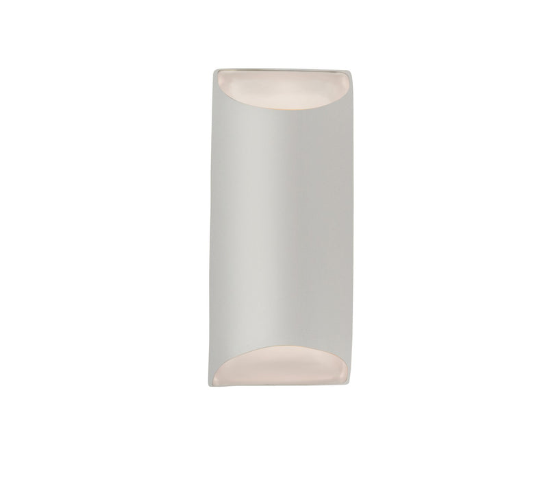 Justice Designs CER-5755-BIS Two Light Wall Sconce, Bisque