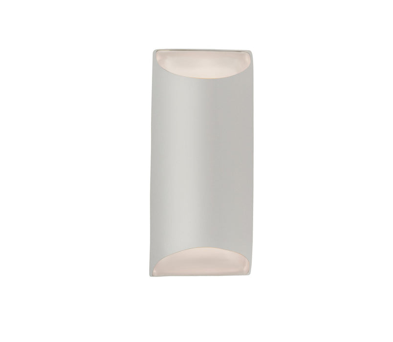Justice Designs CER-5755-BIS Two Light Wall Sconce, Bisque