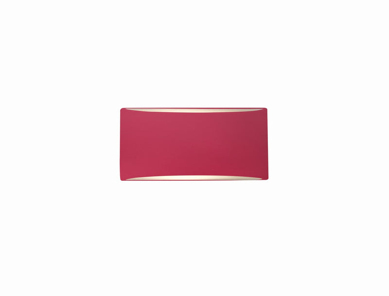 Justice Designs CER-5760-CRSE One Light Wall Sconce, Cerise