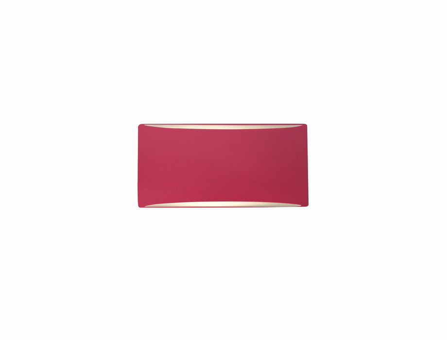 Justice Designs CER-5760-CRSE One Light Wall Sconce, Cerise