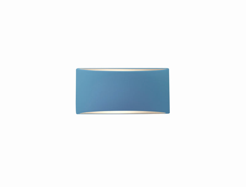 Justice Designs CER-5760-SKBL One Light Wall Sconce, Sky Blue